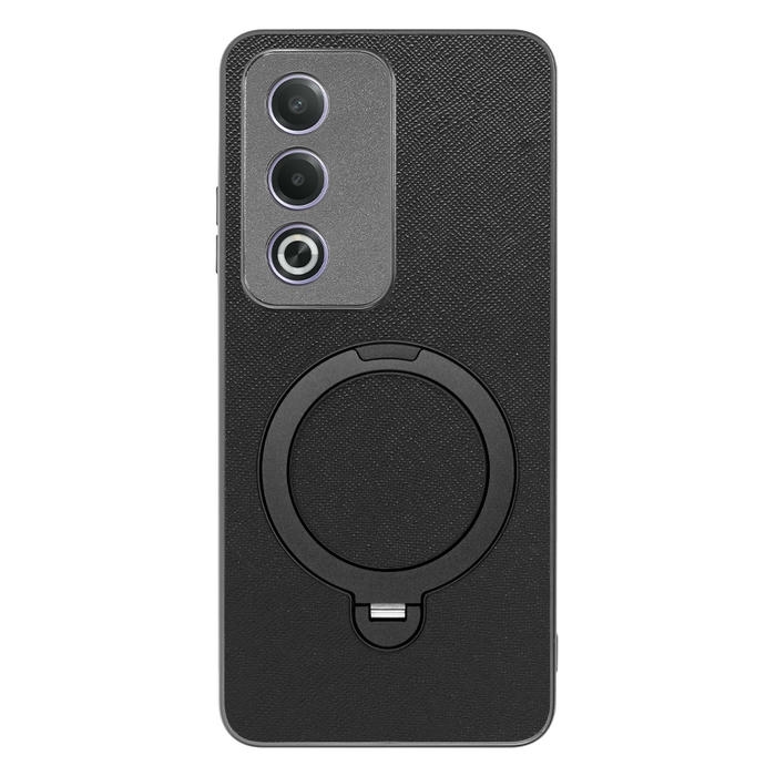 [ LOOF CASUAL MAG-RING Series ] OPPO A3 5G CPH2639 スマホケース 背面 ケース カバー ハードケース マグネット内蔵の薄型多機能リング付 スタンド [ OPPO A3 5G ]