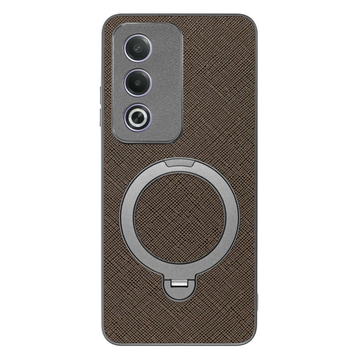 [ LOOF CASUAL MAG-RING Series ] OPPO A3 5G CPH2639 スマホケース 背面 ケース カバー ハードケース マグネット内蔵の薄型多機能リング付 スタンド [ OPPO A3 5G ]