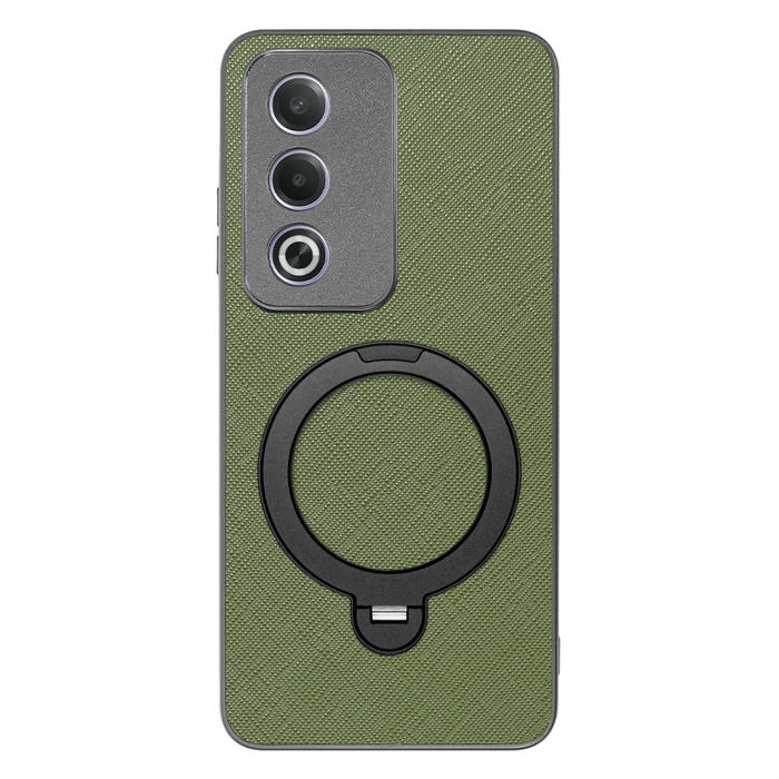 [ LOOF CASUAL MAG-RING Series ] OPPO A3 5G CPH2639 スマホケース 背面 ケース カバー ハードケース マグネット内蔵の薄型多機能リング付 スタンド [ OPPO A3 5G ]