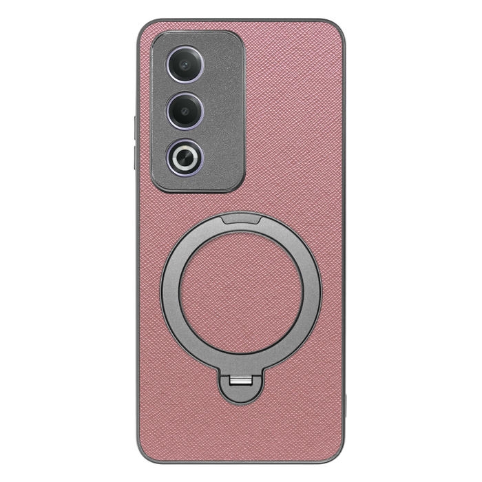 [ LOOF CASUAL MAG-RING Series ] OPPO A3 5G CPH2639 スマホケース 背面 ケース カバー ハードケース マグネット内蔵の薄型多機能リング付 スタンド [ OPPO A3 5G ]