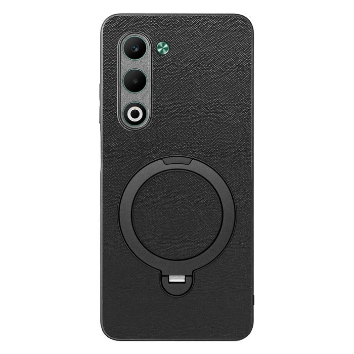 [ LOOF CASUAL MAG-RING Series ] OPPO A5 5G オッポ CPH2735 スマホケース 背面 ケース カバー ハードケース マグネット内蔵の薄型多機能リング付 スタンド [ OPPO A5 5G ]
