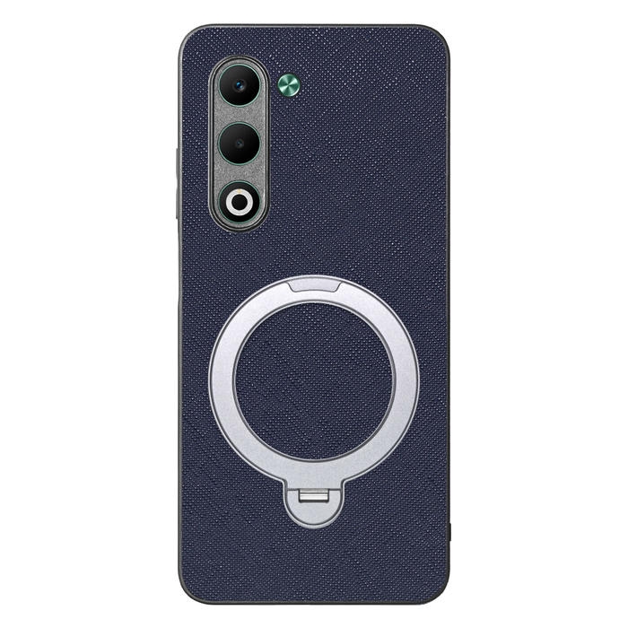 [ LOOF CASUAL MAG-RING Series ] OPPO A5 5G オッポ CPH2735 スマホケース 背面 ケース カバー ハードケース マグネット内蔵の薄型多機能リング付 スタンド [ OPPO A5 5G ]