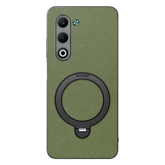 [ LOOF CASUAL MAG-RING Series ] OPPO A5 5G オッポ CPH2735 スマホケース 背面 ケース カバー ハードケース マグネット内蔵の薄型多機能リング付 スタンド [ OPPO A5 5G ]