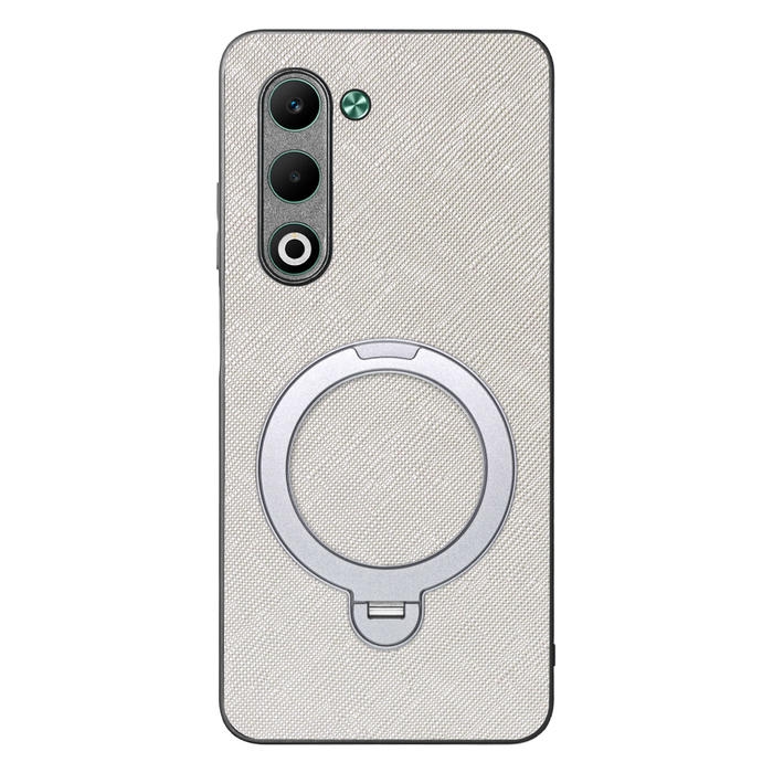 [ LOOF CASUAL MAG-RING Series ] OPPO A5 5G オッポ CPH2735 スマホケース 背面 ケース カバー ハードケース マグネット内蔵の薄型多機能リング付 スタンド [ OPPO A5 5G ]
