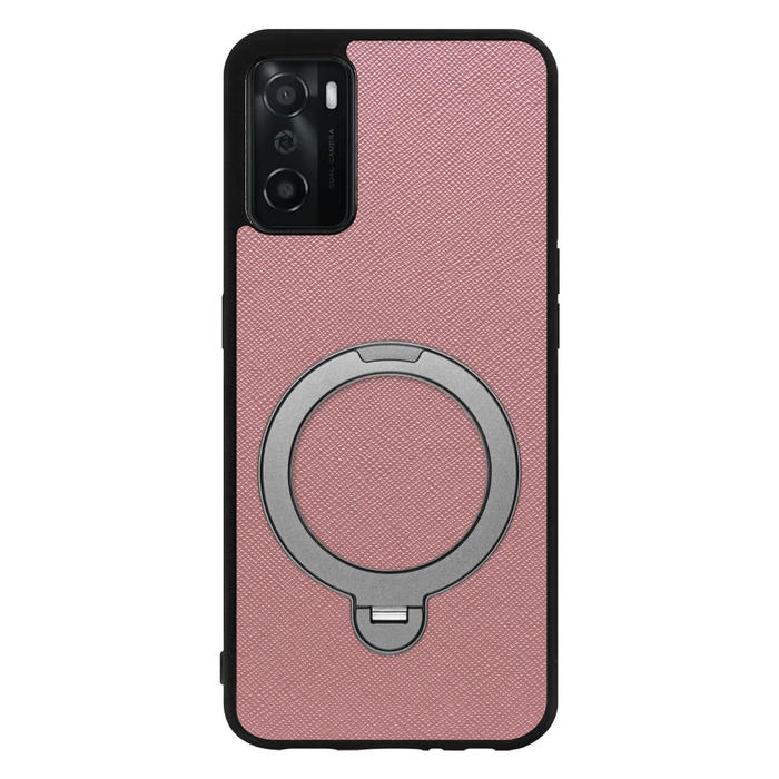 [ LOOF CASUAL MAG-RING Series ] OPPO A55s 5G CPH2309 / A102OP a55s5g スマホケース 背面 ケース カバー ハードケース マグネット内蔵の薄型多機能リング付 スタンド [ OPPO A55s 5G ]