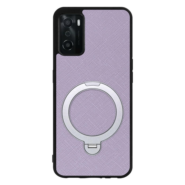[ LOOF CASUAL MAG-RING Series ] OPPO A55s 5G CPH2309 / A102OP a55s5g スマホケース 背面 ケース カバー ハードケース マグネット内蔵の薄型多機能リング付 スタンド [ OPPO A55s 5G ]