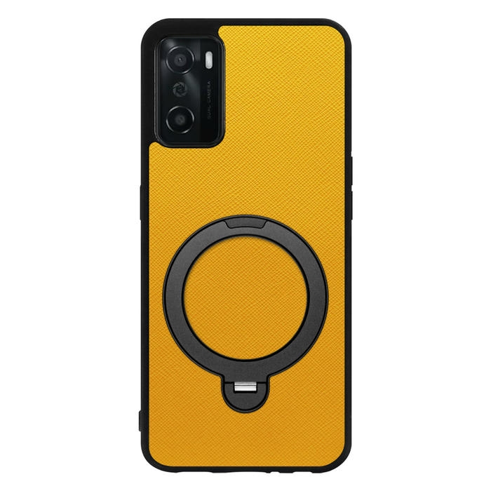 [ LOOF CASUAL MAG-RING Series ] OPPO A55s 5G CPH2309 / A102OP a55s5g スマホケース 背面 ケース カバー ハードケース マグネット内蔵の薄型多機能リング付 スタンド [ OPPO A55s 5G ]