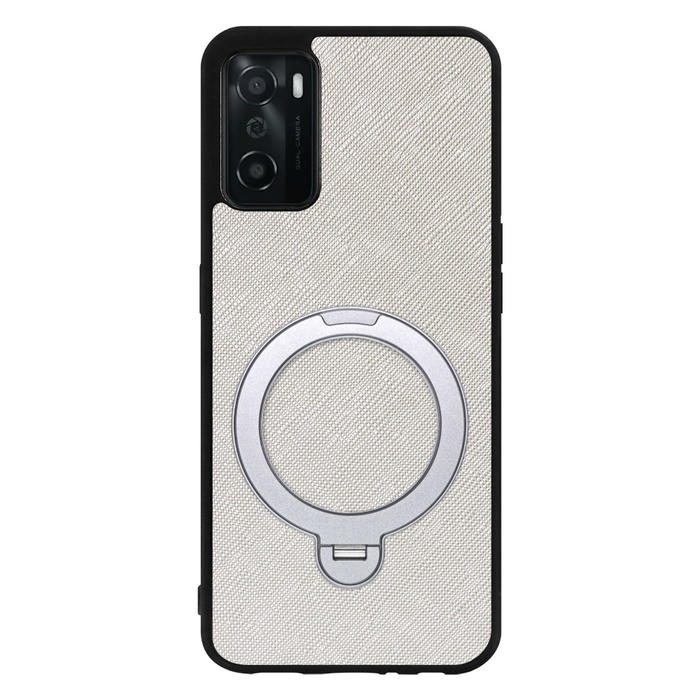 [ LOOF CASUAL MAG-RING Series ] OPPO A55s 5G CPH2309 / A102OP a55s5g スマホケース 背面 ケース カバー ハードケース マグネット内蔵の薄型多機能リング付 スタンド [ OPPO A55s 5G ]