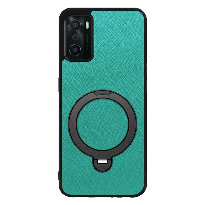 [ LOOF CASUAL MAG-RING Series ] OPPO A55s 5G CPH2309 / A102OP a55s5g スマホケース 背面 ケース カバー ハードケース マグネット内蔵の薄型多機能リング付 スタンド [ OPPO A55s 5G ]