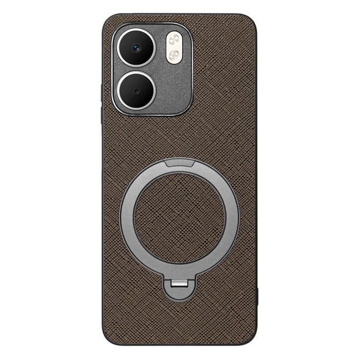 [ LOOF CASUAL MAG-RING Series ] OPPO A5x オッポ スマホケース 背面 ケース カバー ハードケース マグネット内蔵の薄型多機能リング付 スタンド [ OPPO A5x 用 ]