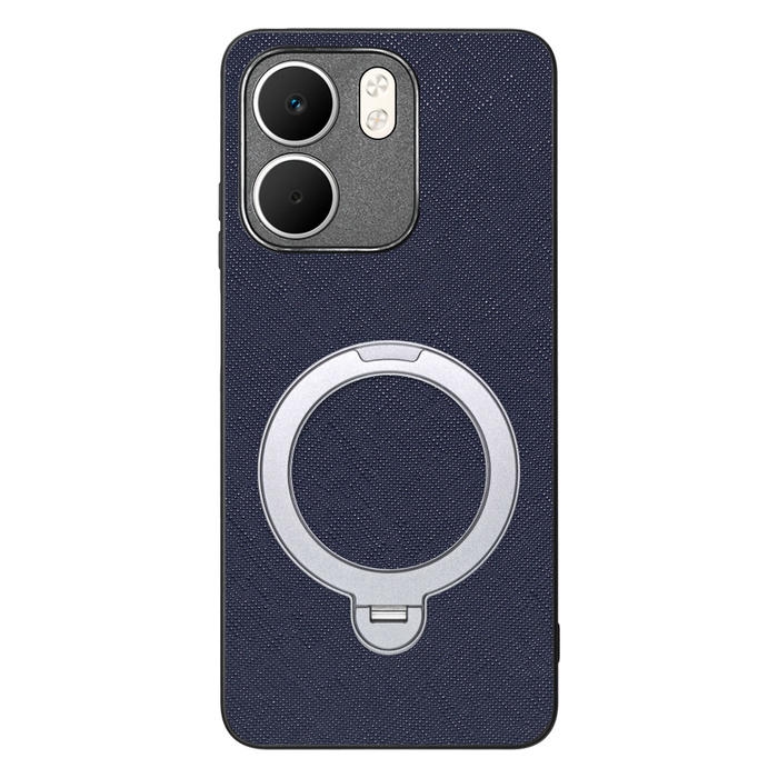 [ LOOF CASUAL MAG-RING Series ] OPPO A5x オッポ スマホケース 背面 ケース カバー ハードケース マグネット内蔵の薄型多機能リング付 スタンド [ OPPO A5x 用 ]