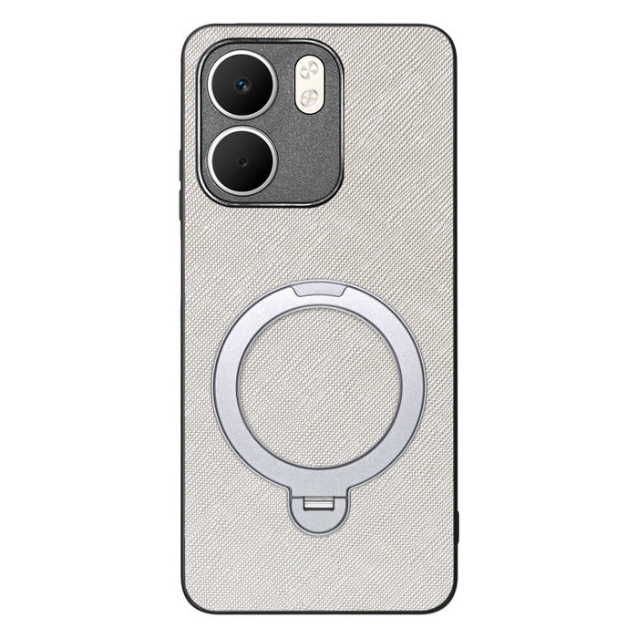 [ LOOF CASUAL MAG-RING Series ] OPPO A5x オッポ スマホケース 背面 ケース カバー ハードケース マグネット内蔵の薄型多機能リング付 スタンド [ OPPO A5x 用 ]