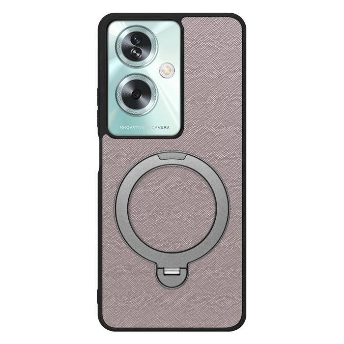 [ LOOF CASUAL MAG-RING Series ] OPPO A79 5G A795G スマホケース 背面 ケース カバー ハードケース マグネット内蔵の薄型多機能リング付 スタンド [ OPPO A79 5G ]