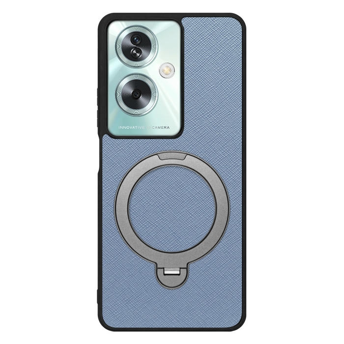 [ LOOF CASUAL MAG-RING Series ] OPPO A79 5G A795G スマホケース 背面 ケース カバー ハードケース マグネット内蔵の薄型多機能リング付 スタンド [ OPPO A79 5G ]