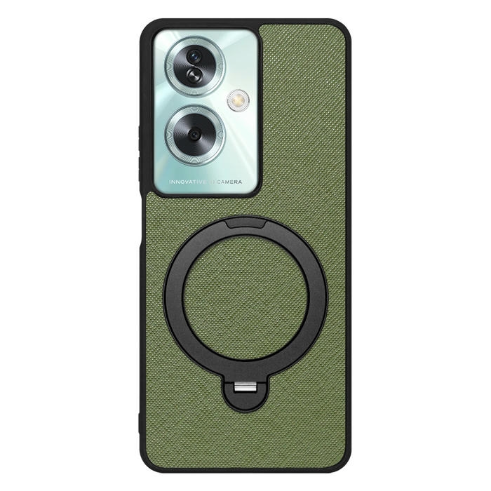 [ LOOF CASUAL MAG-RING Series ] OPPO A79 5G A795G スマホケース 背面 ケース カバー ハードケース マグネット内蔵の薄型多機能リング付 スタンド [ OPPO A79 5G ]