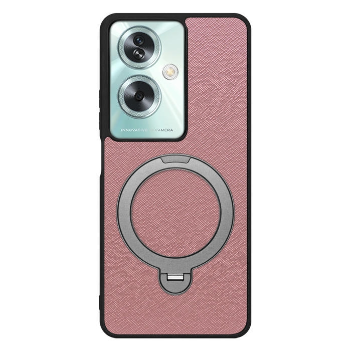 [ LOOF CASUAL MAG-RING Series ] OPPO A79 5G A795G スマホケース 背面 ケース カバー ハードケース マグネット内蔵の薄型多機能リング付 スタンド [ OPPO A79 5G ]