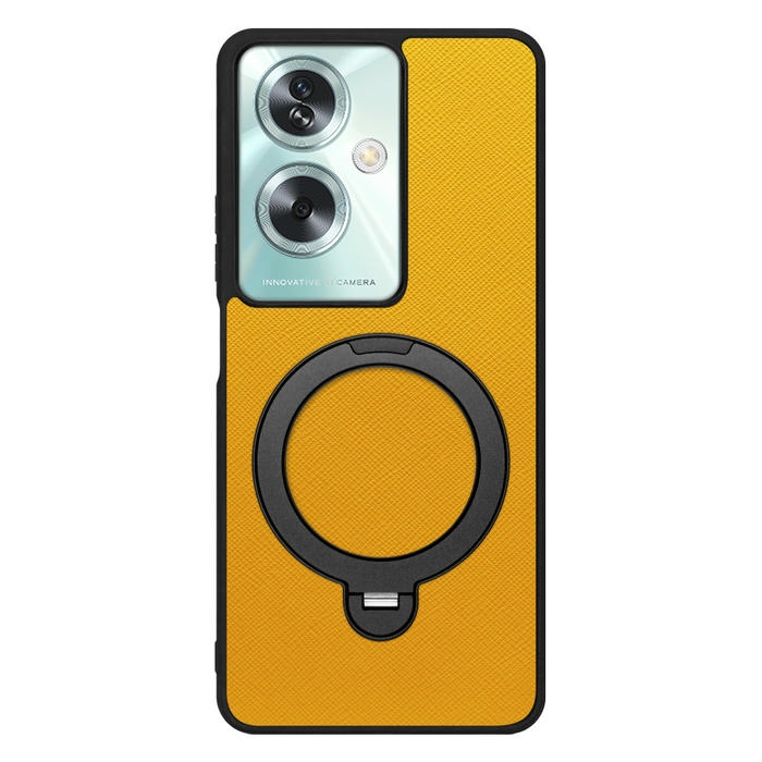 [ LOOF CASUAL MAG-RING Series ] OPPO A79 5G A795G スマホケース 背面 ケース カバー ハードケース マグネット内蔵の薄型多機能リング付 スタンド [ OPPO A79 5G ]