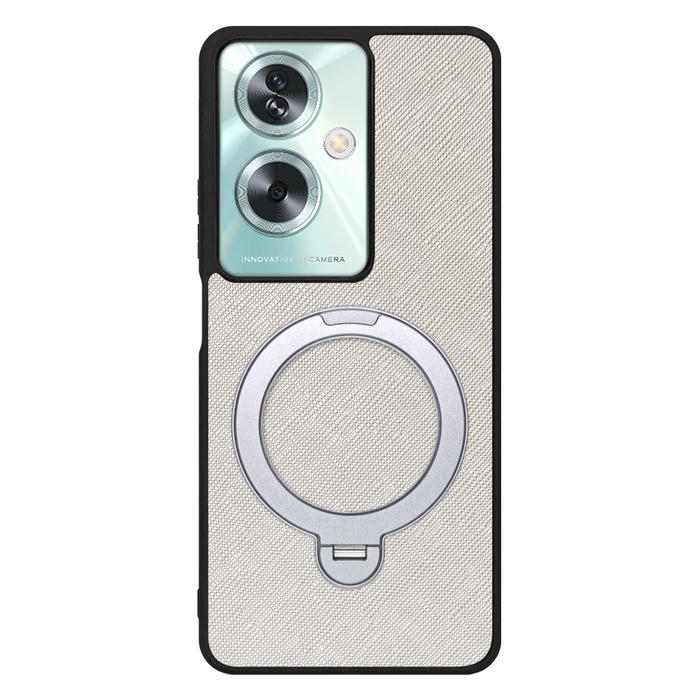 [ LOOF CASUAL MAG-RING Series ] OPPO A79 5G A795G スマホケース 背面 ケース カバー ハードケース マグネット内蔵の薄型多機能リング付 スタンド [ OPPO A79 5G ]