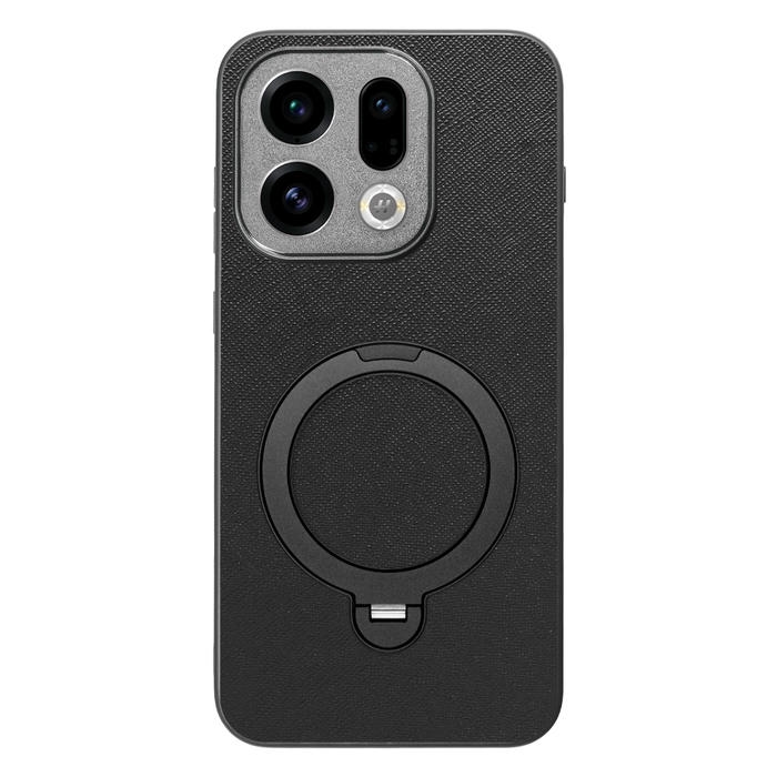 [ LOOF CASUAL MAG-RING Series ] OPPO Find X9 OPG07 CPH2797 スマホケース 背面 ケース カバー ハードケース マグネット内蔵の薄型多機能リング付 スタンド [ OPPO Find X9 ]