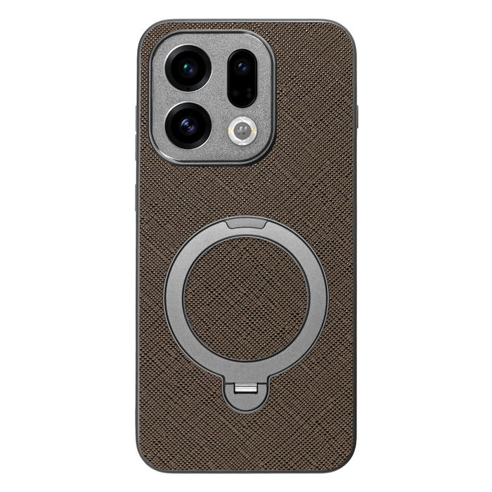 [ LOOF CASUAL MAG-RING Series ] OPPO Find X9 OPG07 CPH2797 スマホケース 背面 ケース カバー ハードケース マグネット内蔵の薄型多機能リング付 スタンド [ OPPO Find X9 ]