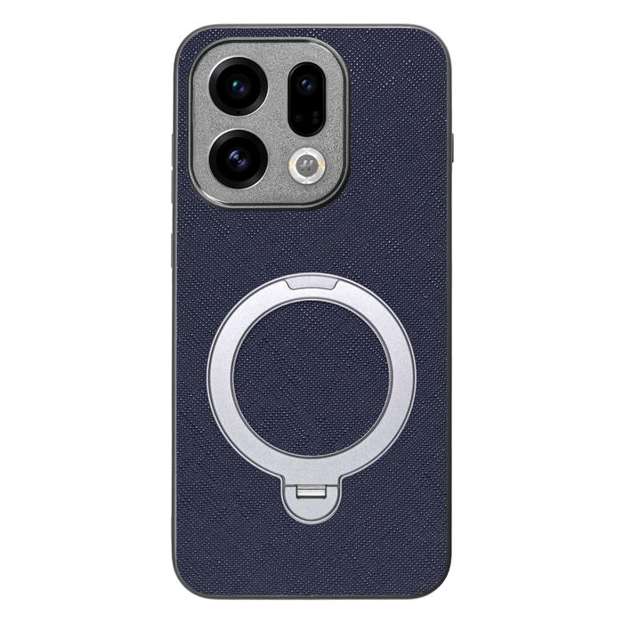 [ LOOF CASUAL MAG-RING Series ] OPPO Find X9 OPG07 CPH2797 スマホケース 背面 ケース カバー ハードケース マグネット内蔵の薄型多機能リング付 スタンド [ OPPO Find X9 ]