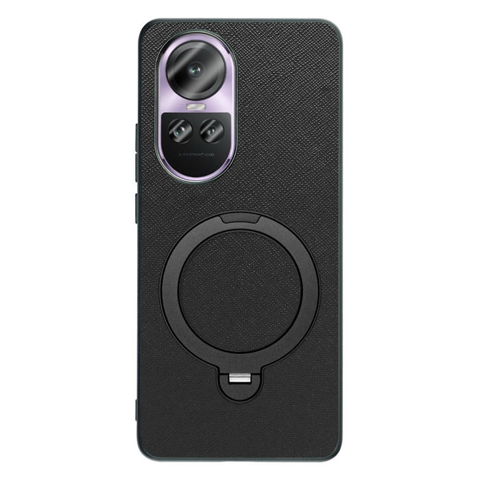 [ LOOF CASUAL MAG-RING Series ] OPPO Reno10 Pro 5G Reno10 Pro 10Pro スマホケース 背面 ケース カバー ハードケース マグネット内蔵の薄型多機能リング付 スタンド [ OPPO Reno10 Pro 5G ]