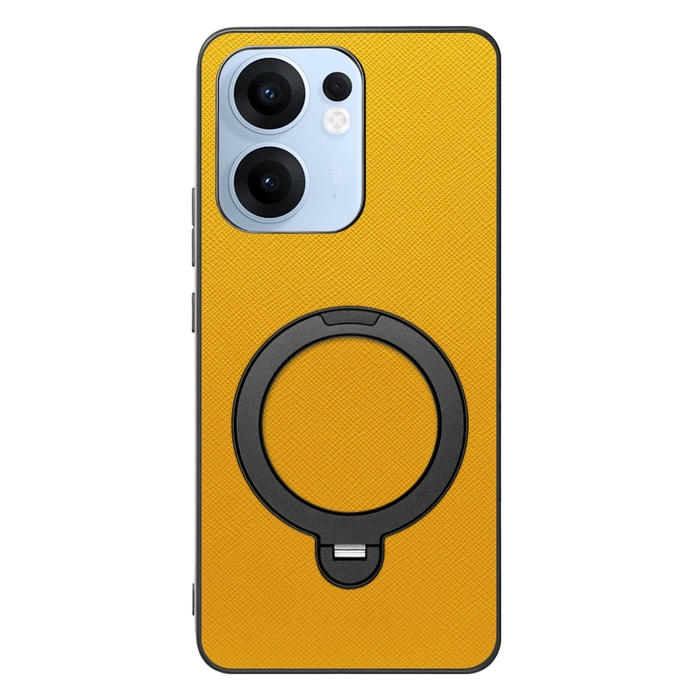 [ LOOF CASUAL MAG-RING Series ] OPPO Reno13 A  スマホケース 背面 ケース カバー ハードケース マグネット内蔵の薄型多機能リング付 スタンド [ OPPO Reno13 A ]