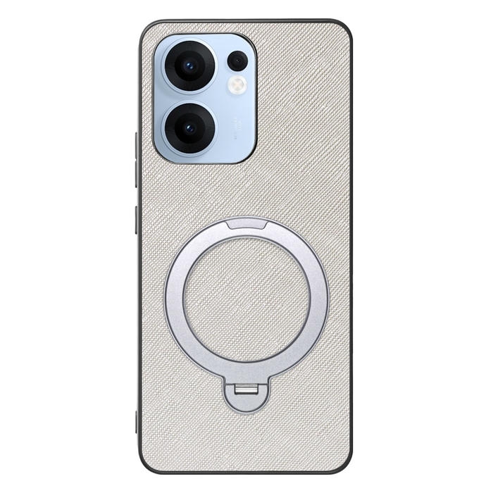 [ LOOF CASUAL MAG-RING Series ] OPPO Reno13 A  スマホケース 背面 ケース カバー ハードケース マグネット内蔵の薄型多機能リング付 スタンド [ OPPO Reno13 A ]