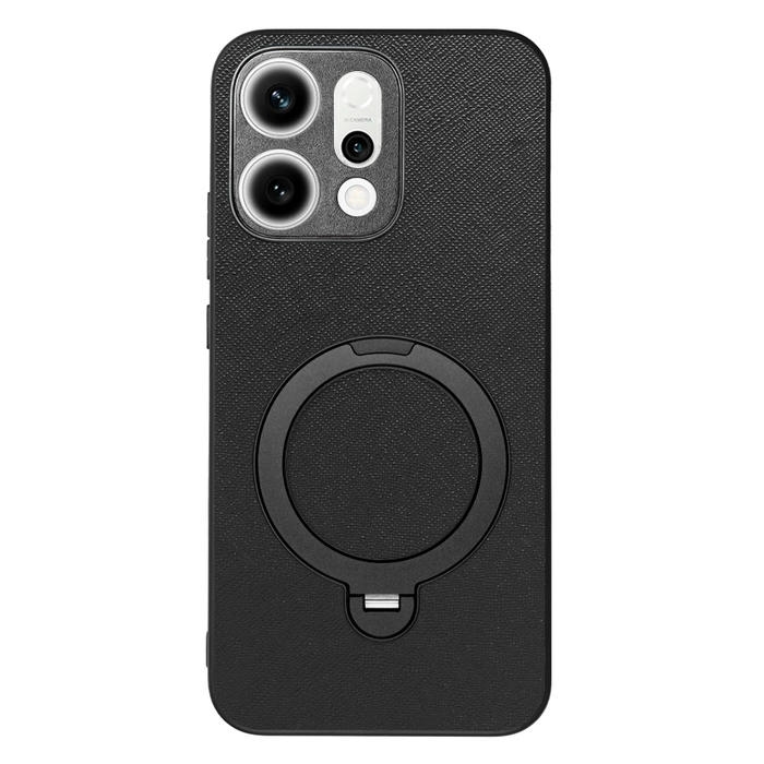 [ LOOF CASUAL MAG-RING Series ] OPPO Reno14 5G  スマホケース 背面 ケース カバー ハードケース マグネット内蔵の薄型多機能リング付 スタンド [ OPPO Reno14 5G ]