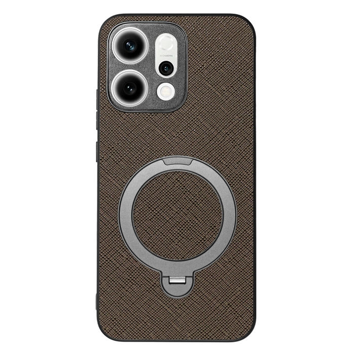 [ LOOF CASUAL MAG-RING Series ] OPPO Reno14 5G  スマホケース 背面 ケース カバー ハードケース マグネット内蔵の薄型多機能リング付 スタンド [ OPPO Reno14 5G ]