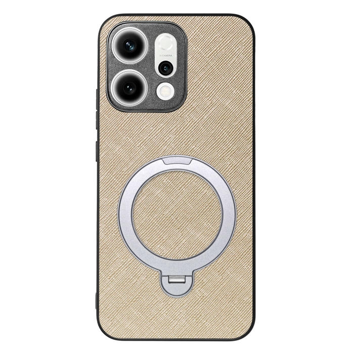 [ LOOF CASUAL MAG-RING Series ] OPPO Reno14 5G  スマホケース 背面 ケース カバー ハードケース マグネット内蔵の薄型多機能リング付 スタンド [ OPPO Reno14 5G ]