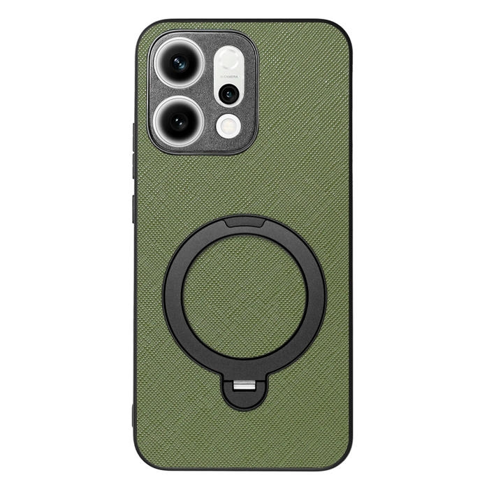 [ LOOF CASUAL MAG-RING Series ] OPPO Reno14 5G  スマホケース 背面 ケース カバー ハードケース マグネット内蔵の薄型多機能リング付 スタンド [ OPPO Reno14 5G ]