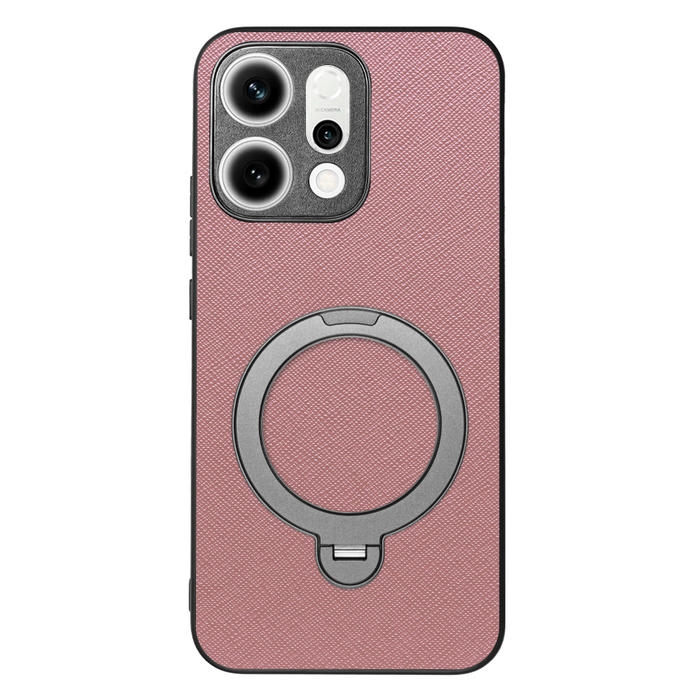 [ LOOF CASUAL MAG-RING Series ] OPPO Reno14 5G  スマホケース 背面 ケース カバー ハードケース マグネット内蔵の薄型多機能リング付 スタンド [ OPPO Reno14 5G ]