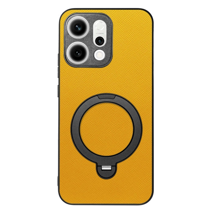 [ LOOF CASUAL MAG-RING Series ] OPPO Reno14 5G  スマホケース 背面 ケース カバー ハードケース マグネット内蔵の薄型多機能リング付 スタンド [ OPPO Reno14 5G ]