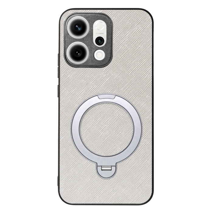 [ LOOF CASUAL MAG-RING Series ] OPPO Reno14 5G  スマホケース 背面 ケース カバー ハードケース マグネット内蔵の薄型多機能リング付 スタンド [ OPPO Reno14 5G ]