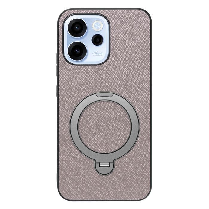 [ LOOF CASUAL MAG-RING Series ] OPPO Reno15 A CPH2801 A601OP スマホケース 背面 ケース カバー ハードケース マグネット内蔵の薄型多機能リング付 スタンド [ OPPO Reno15 A ]
