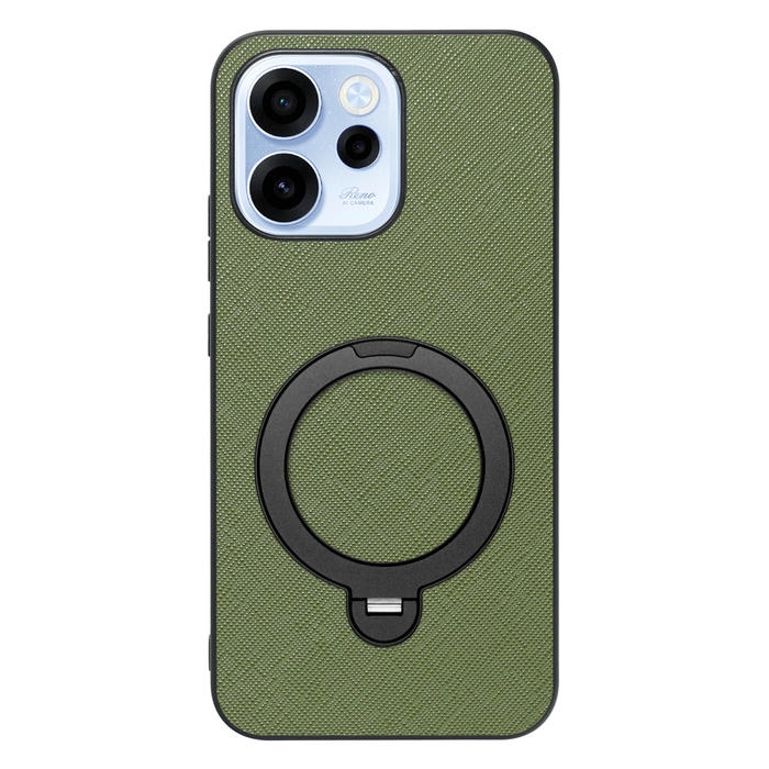 [ LOOF CASUAL MAG-RING Series ] OPPO Reno15 A CPH2801 A601OP スマホケース 背面 ケース カバー ハードケース マグネット内蔵の薄型多機能リング付 スタンド [ OPPO Reno15 A ]