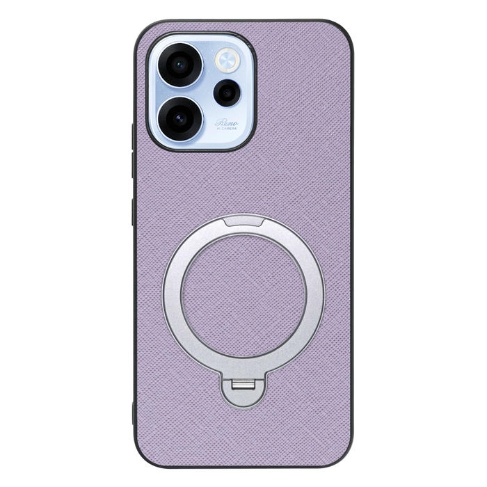 [ LOOF CASUAL MAG-RING Series ] OPPO Reno15 A CPH2801 A601OP スマホケース 背面 ケース カバー ハードケース マグネット内蔵の薄型多機能リング付 スタンド [ OPPO Reno15 A ]