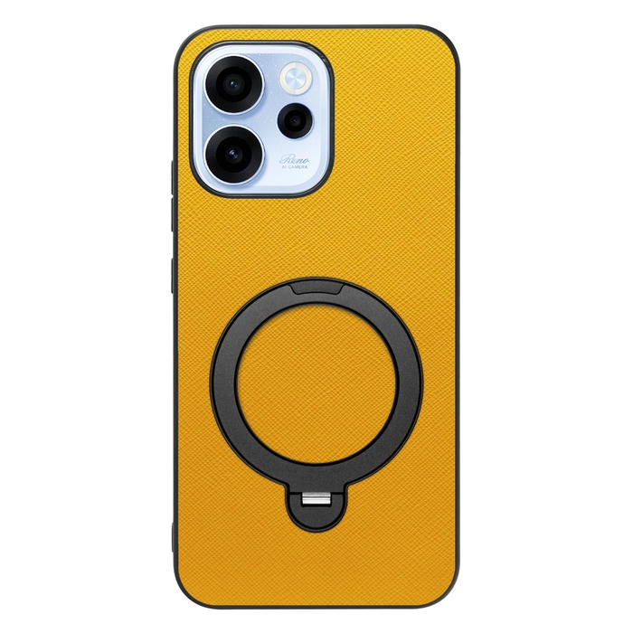 [ LOOF CASUAL MAG-RING Series ] OPPO Reno15 A CPH2801 A601OP スマホケース 背面 ケース カバー ハードケース マグネット内蔵の薄型多機能リング付 スタンド [ OPPO Reno15 A ]