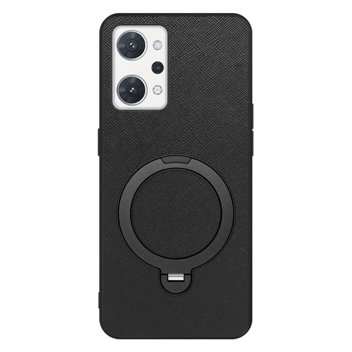 [ LOOF CASUAL MAG-RING Series ] OPPO Reno7 A / Reno9 A OPG04 / CPH2523 reno7a reno 7a reno9a reno 9a スマホケース 背面 ケース カバー ハードケース マグネット内蔵の薄型多機能リング付 スタンド [ OPPO Reno7 A / Reno9 A ]