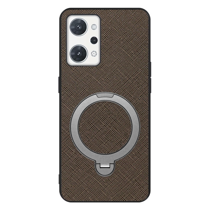 [ LOOF CASUAL MAG-RING Series ] OPPO Reno7 A / Reno9 A OPG04 / CPH2523 reno7a reno 7a reno9a reno 9a スマホケース 背面 ケース カバー ハードケース マグネット内蔵の薄型多機能リング付 スタンド [ OPPO Reno7 A / Reno9 A ]