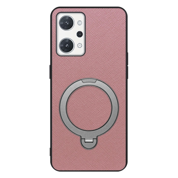 [ LOOF CASUAL MAG-RING Series ] OPPO Reno7 A / Reno9 A OPG04 / CPH2523 reno7a reno 7a reno9a reno 9a スマホケース 背面 ケース カバー ハードケース マグネット内蔵の薄型多機能リング付 スタンド [ OPPO Reno7 A / Reno9 A ]