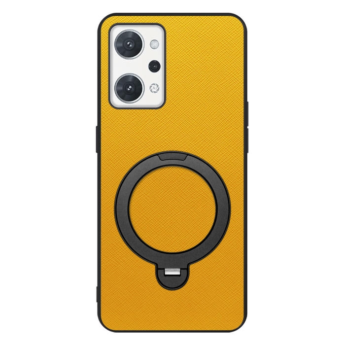 [ LOOF CASUAL MAG-RING Series ] OPPO Reno7 A / Reno9 A OPG04 / CPH2523 reno7a reno 7a reno9a reno 9a スマホケース 背面 ケース カバー ハードケース マグネット内蔵の薄型多機能リング付 スタンド [ OPPO Reno7 A / Reno9 A ]