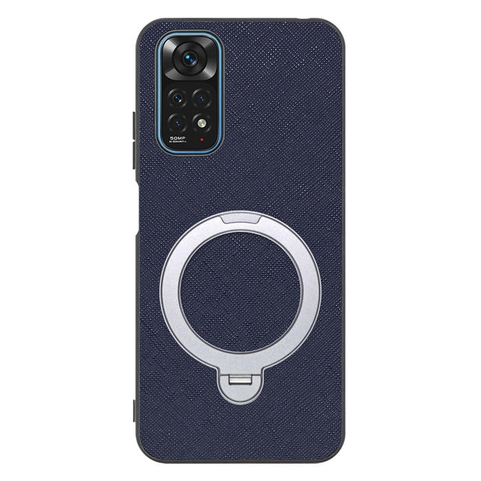 [ LOOF CASUAL MAG-RING Series ] Xiaomi Redmi Note 11 redminote11 note11 スマホケース 背面 ケース カバー ハードケース マグネット内蔵の薄型多機能リング付 スタンド [ Redmi Note 11 ]