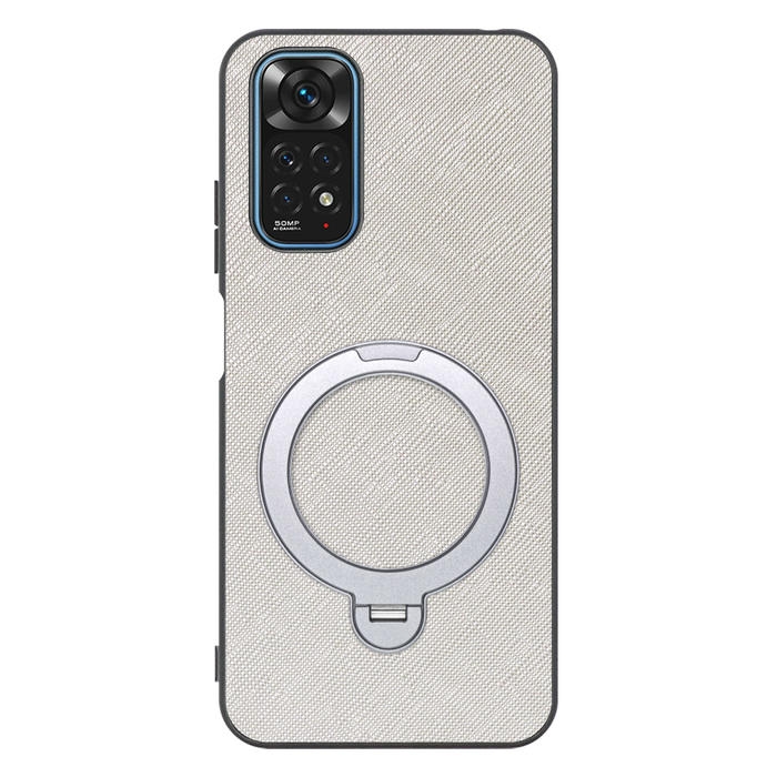 [ LOOF CASUAL MAG-RING Series ] Xiaomi Redmi Note 11 redminote11 note11 スマホケース 背面 ケース カバー ハードケース マグネット内蔵の薄型多機能リング付 スタンド [ Redmi Note 11 ]