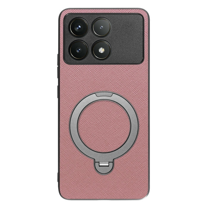 [ LOOF CASUAL MAG-RING Series ] POCO F6 Pro  スマホケース 背面 ケース カバー ハードケース マグネット内蔵の薄型多機能リング付 スタンド [ POCO F6 Pro ]