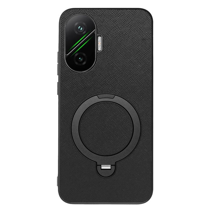 [ LOOF CASUAL MAG-RING Series ] POCO F7 Xiaomi シャオミ スマホケース 背面 ケース カバー ハードケース マグネット内蔵の薄型多機能リング付 スタンド [ POCO F7 ]