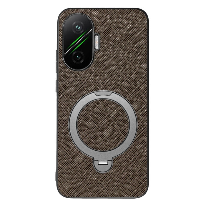 [ LOOF CASUAL MAG-RING Series ] POCO F7 Xiaomi シャオミ スマホケース 背面 ケース カバー ハードケース マグネット内蔵の薄型多機能リング付 スタンド [ POCO F7 ]