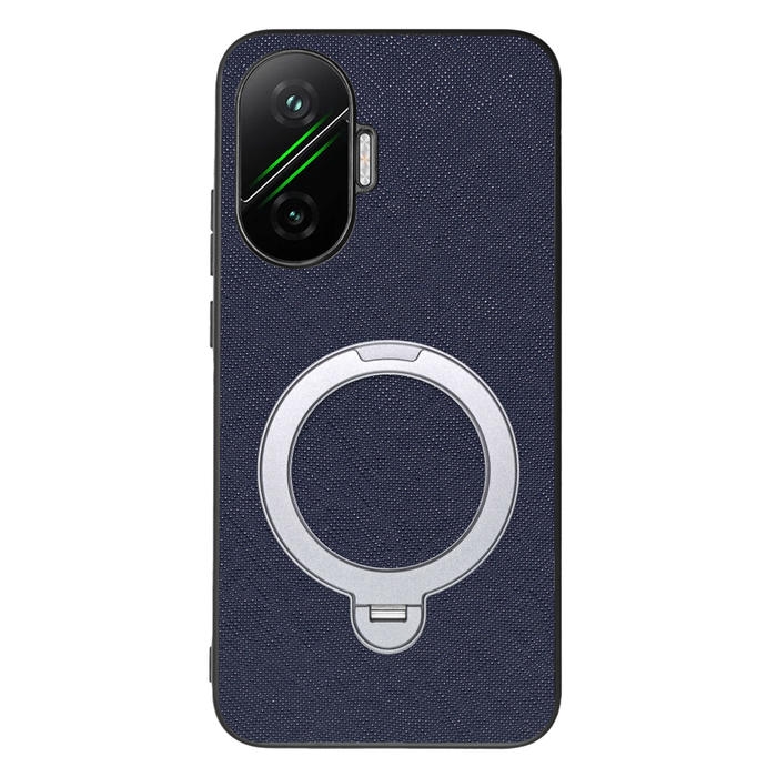 [ LOOF CASUAL MAG-RING Series ] POCO F7 Xiaomi シャオミ スマホケース 背面 ケース カバー ハードケース マグネット内蔵の薄型多機能リング付 スタンド [ POCO F7 ]