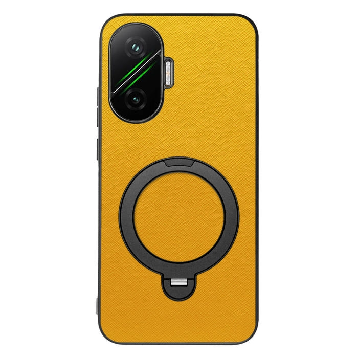 [ LOOF CASUAL MAG-RING Series ] POCO F7 Xiaomi シャオミ スマホケース 背面 ケース カバー ハードケース マグネット内蔵の薄型多機能リング付 スタンド [ POCO F7 ]